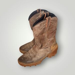 Feveco outdoors western boots men's size 42